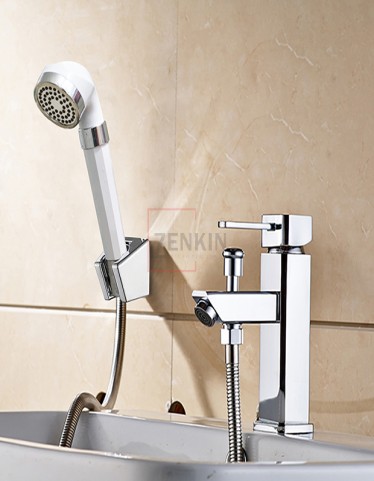 Bộ vòi lavabo kết hợp sen tắm nóng lạnh Zenkin ZK1040